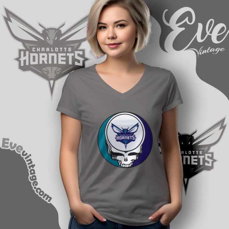 Charlotte Hornets Steal Your Face Grateful Dead Shirt V Neck TShirt Charlotte Hornets Steal Your Face Grateful Dead Shirt V Neck TShirt