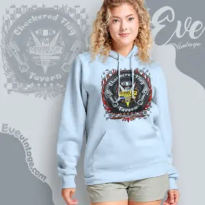Checkered Flag Tavern Shirt 5 star Indianapolis Dive Bar Hoodie