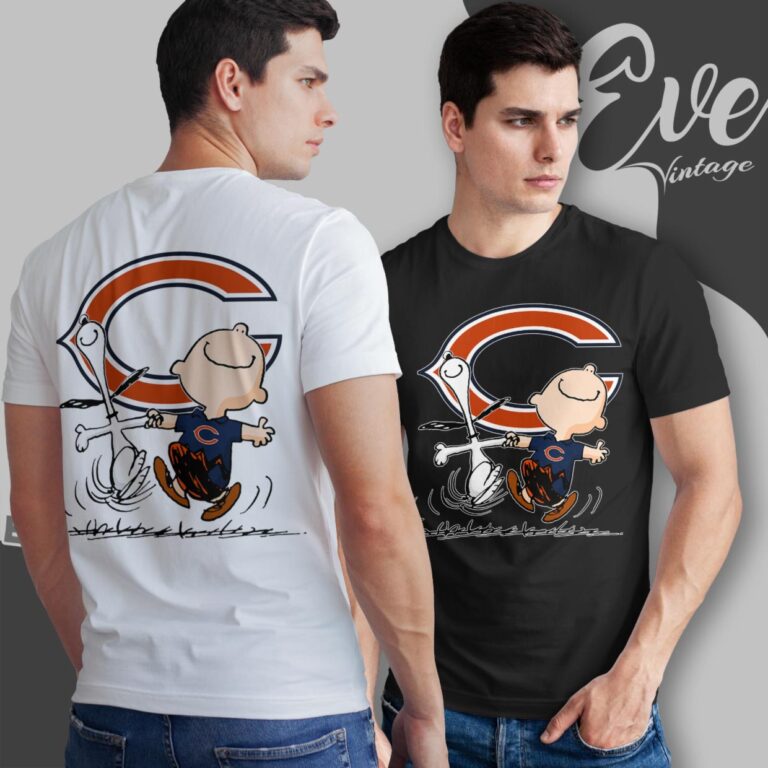 Chicago Bears Charlie Brown Snoopy Happy Dancing Shirt T Shirt Chicago Bears Charlie Brown Snoopy Happy Dancing Shirt T Shirt