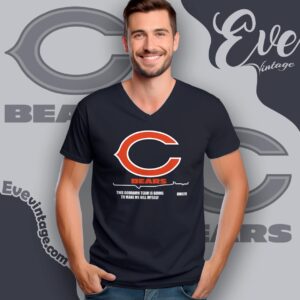 Chicago Bears Game This Season Funny Football V Neck TShirt