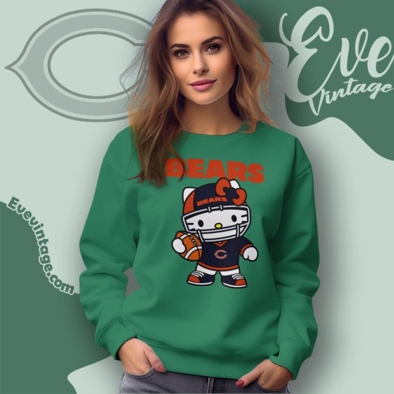 Chicago Bears Hello Kitty Shirt Sweatshirt Chicago Bears Hello Kitty Shirt Sweatshirt