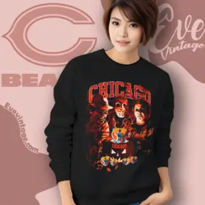 Chicago Bears Horror Halloween Sweatshirt