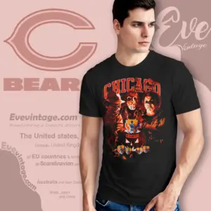 Chicago Bears Horror Halloween T shirt