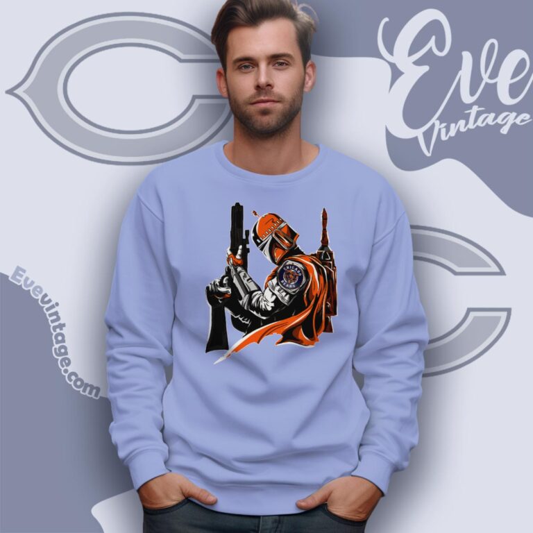 Chicago Bears Mandalorian Star Wars Shirt Sweatshirt Chicago Bears Mandalorian Star Wars Shirt Sweatshirt