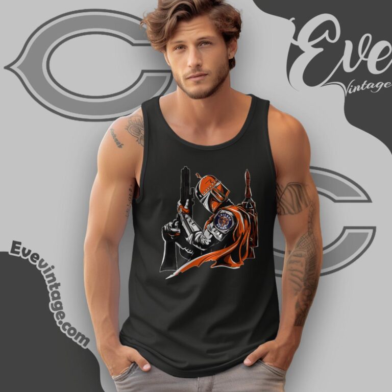 Chicago Bears Mandalorian Star Wars Shirt Tank Top Racerback Chicago Bears Mandalorian Star Wars Shirt Tank Top Racerback