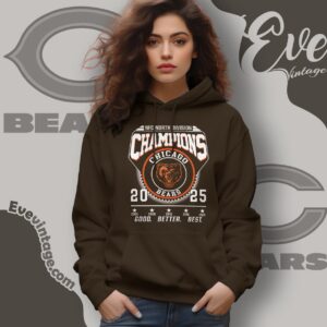 Chicago Bears Nfc North Champions 2025 Shirt Hoodie