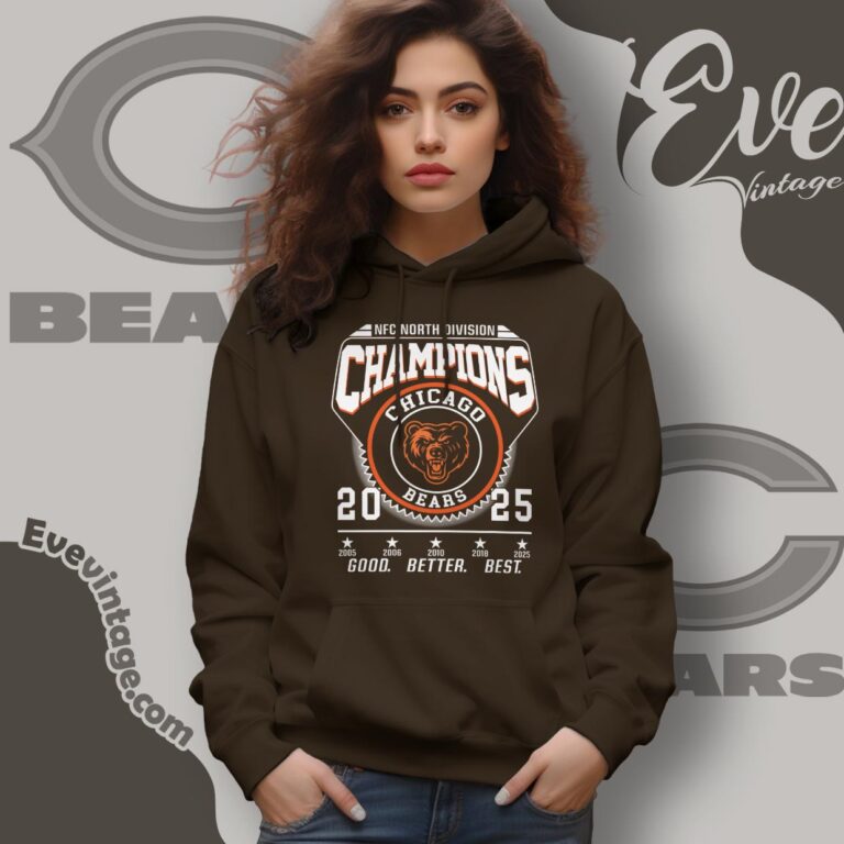 Chicago Bears Nfc North Champions 2025 Shirt Hoodie Chicago Bears Nfc North Champions 2025 Shirt Hoodie