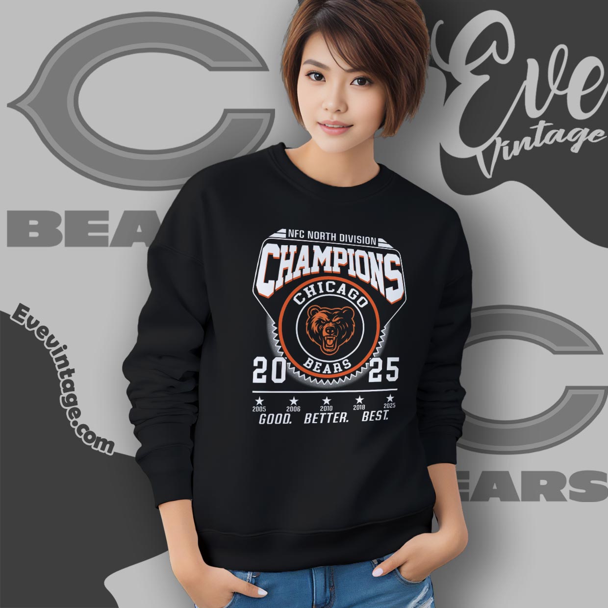 Chicago Bears Nfc North Champions 2025 Shirt Chicago Bears Nfc North Champions 2025 Shirt