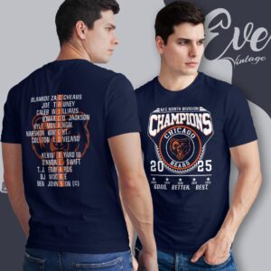 Chicago Bears Nfc North Champions 2025 Shirt