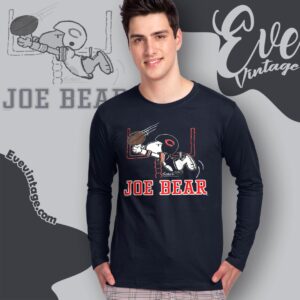 Chicago Bears Snoopy Joe Bear Shirt Long Sleeve Tee