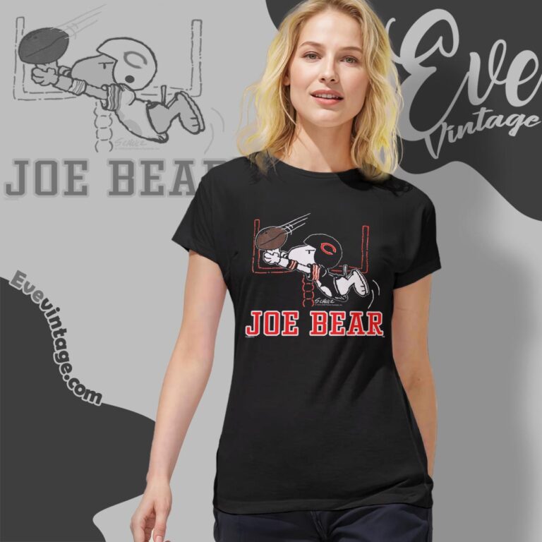 Chicago Bears Snoopy Joe Bear Shirt Women T shirt Chicago Bears Snoopy Joe Bear Shirt Women T shirt
