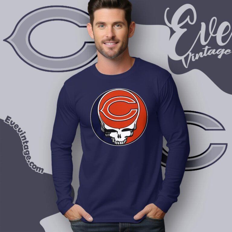 Chicago Bears Steal Your Face Grateful Dead Shirt Long Sleeve Tee Chicago Bears Steal Your Face Grateful Dead Shirt Long Sleeve Tee