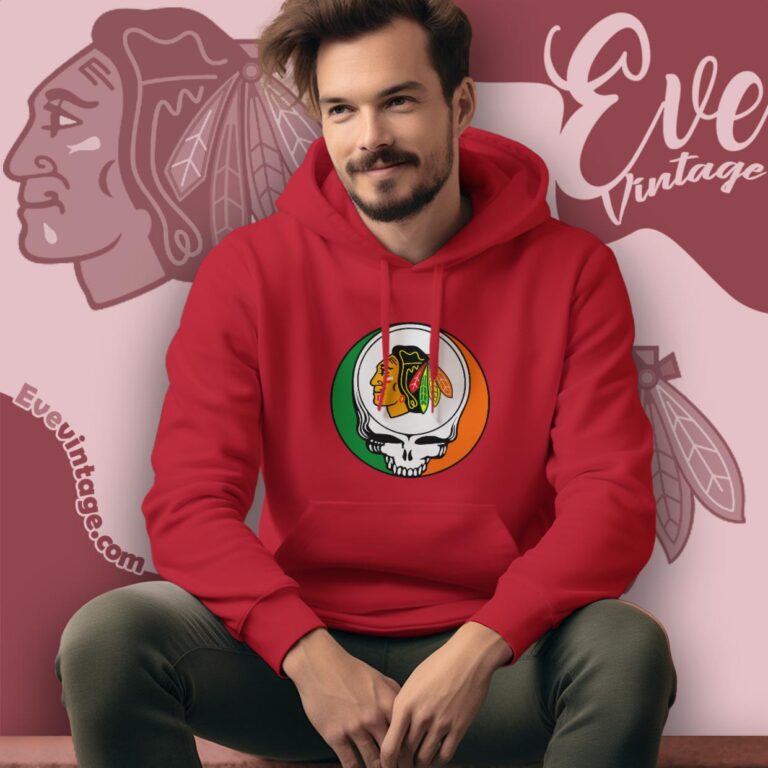 Chicago Blackhawks Steal Your Face Grateful Dead Shirt Hoodie Chicago Blackhawks Steal Your Face Grateful Dead Shirt Hoodie