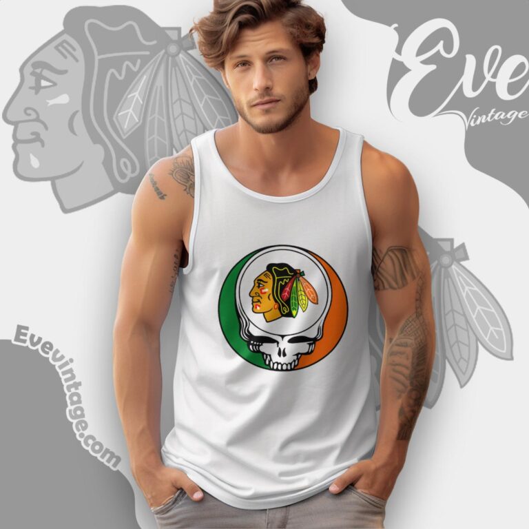 Chicago Blackhawks Steal Your Face Grateful Dead Shirt Tank Top Racerback Chicago Blackhawks Steal Your Face Grateful Dead Shirt Tank Top Racerback