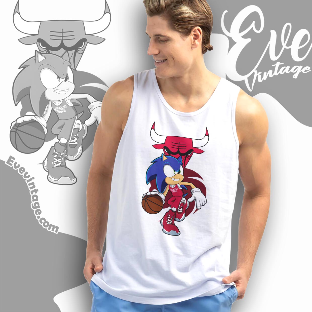 Chicago Bulls Sonic The Hedgehog Shirt Chicago Bulls Sonic The Hedgehog Shirt
