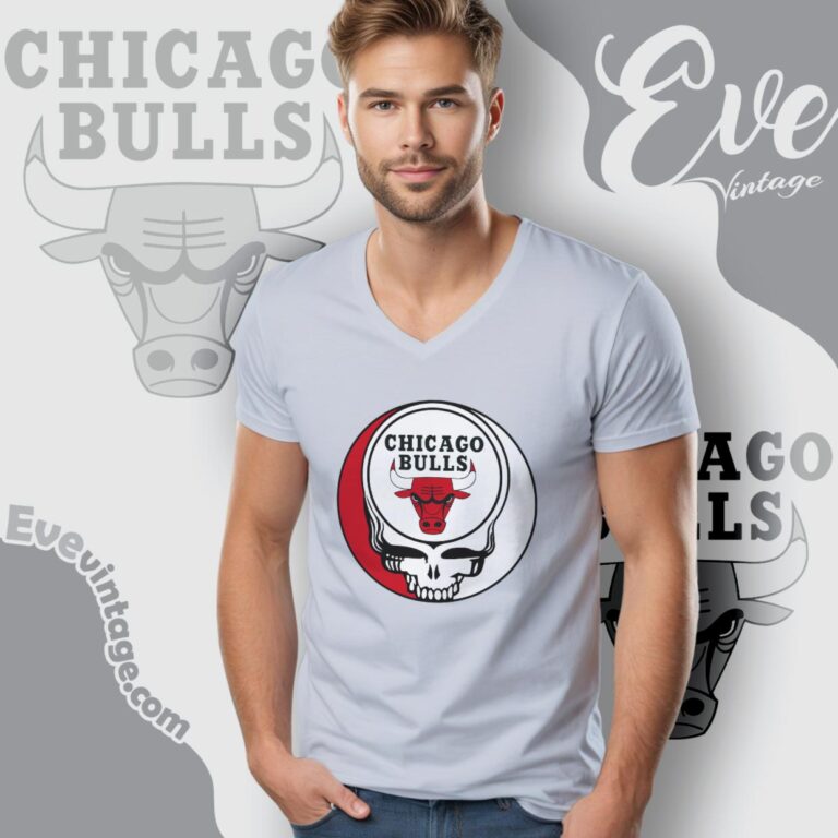 Chicago Bulls Steal Your Face Grateful Dead Shirt V Neck TShirt Chicago Bulls Steal Your Face Grateful Dead Shirt V Neck TShirt