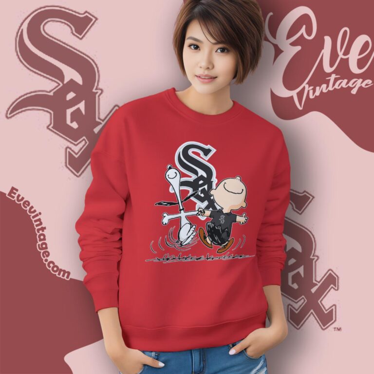 Chicago White Sox Charlie Brown Snoopy Happy Dancing Shirt Sweatshirt Chicago White Sox Charlie Brown Snoopy Happy Dancing Shirt Sweatshirt