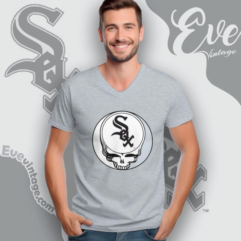 Chicago White Sox Steal Your Face Grateful Dead Shirt V Neck TShirt Chicago White Sox Steal Your Face Grateful Dead Shirt V Neck TShirt