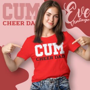 Christian University Michigan Cum Cheer Dad Shirt