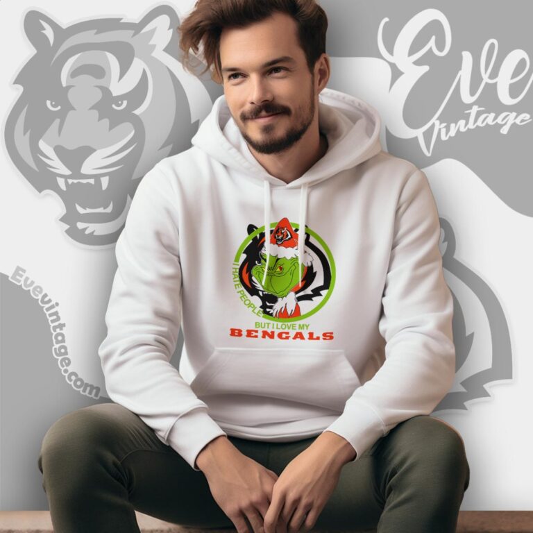 Cincinnati Bengals Christmas Grinch Shirt I Hate People But I Love My Bengals Hoodie Cincinnati Bengals Christmas Grinch Shirt I Hate People But I Love My Bengals Hoodie