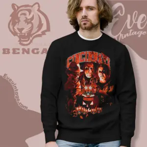Cincinnati Bengals Horror Halloween Sweatshirt