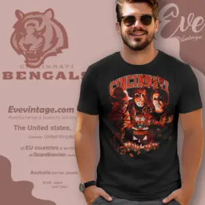 Cincinnati Bengals Horror Halloween T shirt