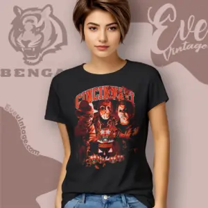 Cincinnati Bengals Horror Halloween Women T shirt