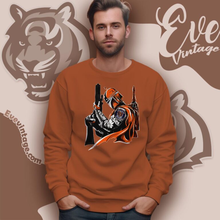 Cincinnati Bengals Mandalorian Star Wars Shirt Sweatshirt Cincinnati Bengals Mandalorian Star Wars Shirt Sweatshirt