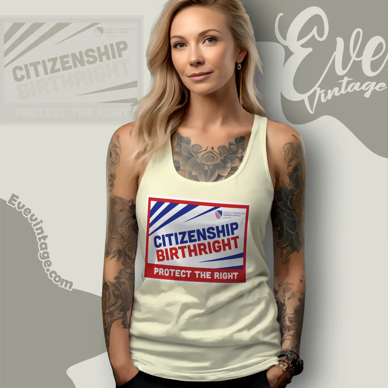 Citizenship Birthright Protect The Right Tank Top Racerback Citizenship Birthright Protect The Right Tank Top Racerback