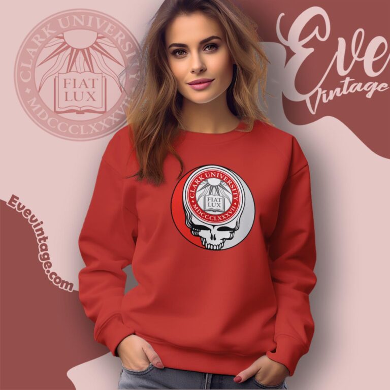 Clark University Steal Your Face Grateful Dead Shirt Sweatshirt Clark University Steal Your Face Grateful Dead Shirt Sweatshirt