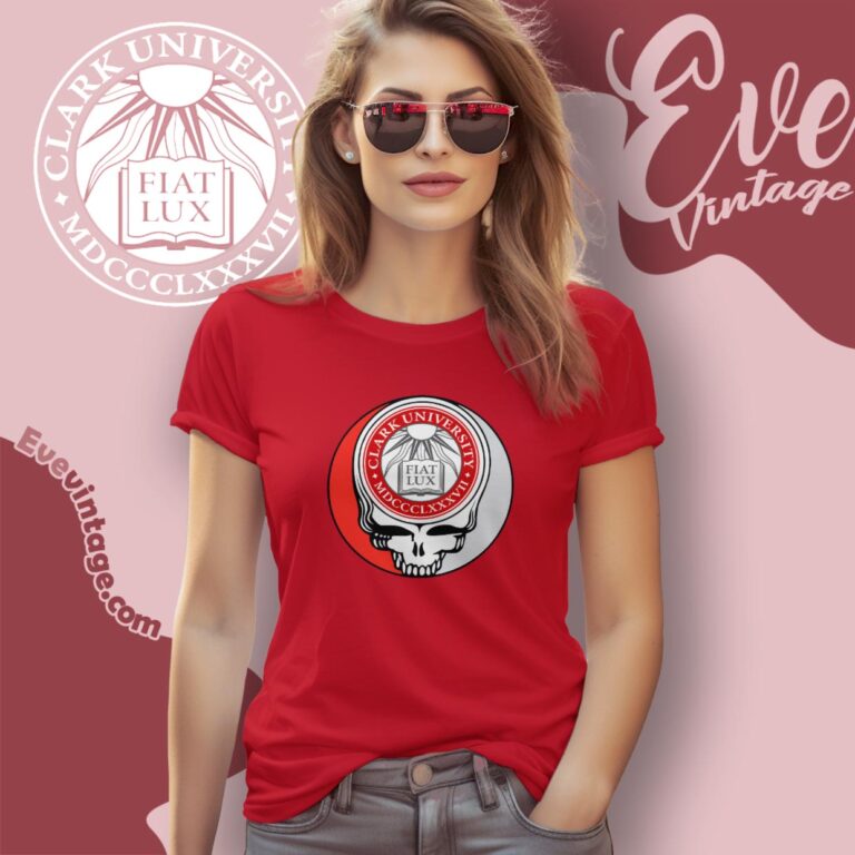 Clark University Steal Your Face Grateful Dead Shirt Women T Shirt Clark University Steal Your Face Grateful Dead Shirt Women T Shirt