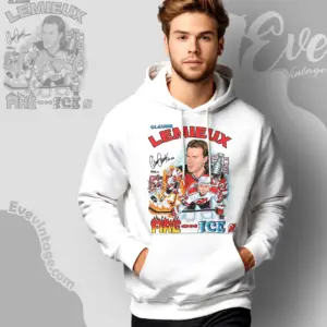 Claude Lemieux New Jersey Devils Caricature Hoodie