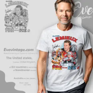 Claude Lemieux New Jersey Devils Caricature T shirt