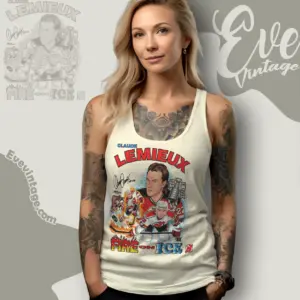 Claude Lemieux New Jersey Devils Caricature Tank Top Racerback