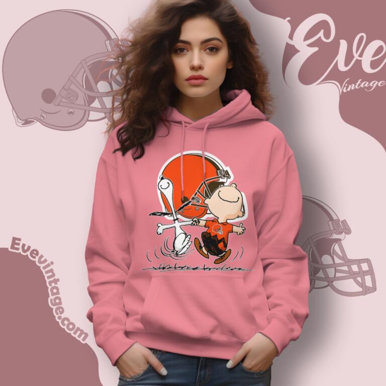 Cleveland Browns Charlie Brown Snoopy Happy Dancing Shirt Hoodie Cleveland Browns Charlie Brown Snoopy Happy Dancing Shirt Hoodie