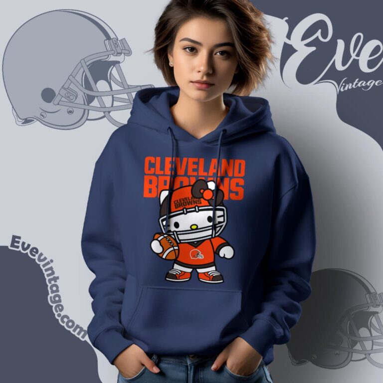Cleveland Browns Hello Kitty Shirt Hoodie Cleveland Browns Hello Kitty Shirt Hoodie