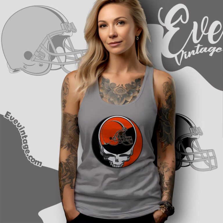 Cleveland Browns Steal Your Face Grateful Dead Shirt Tank Top Racerback Cleveland Browns Steal Your Face Grateful Dead Shirt Tank Top Racerback