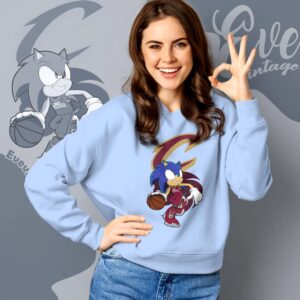 Cleveland Cavaliers Sonic The Hedgehog Shirt Sweatshirt