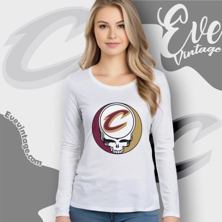 Cleveland Cavaliers Steal Your Face Grateful Dead Shirt Long Sleeve Tee Cleveland Cavaliers Steal Your Face Grateful Dead Shirt Long Sleeve Tee