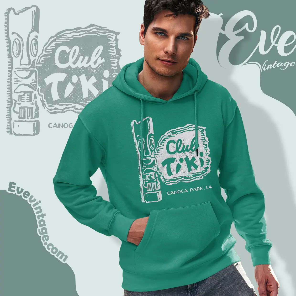 Club Tiki Canoga Park Hoodie Club Tiki Canoga Park Hoodie