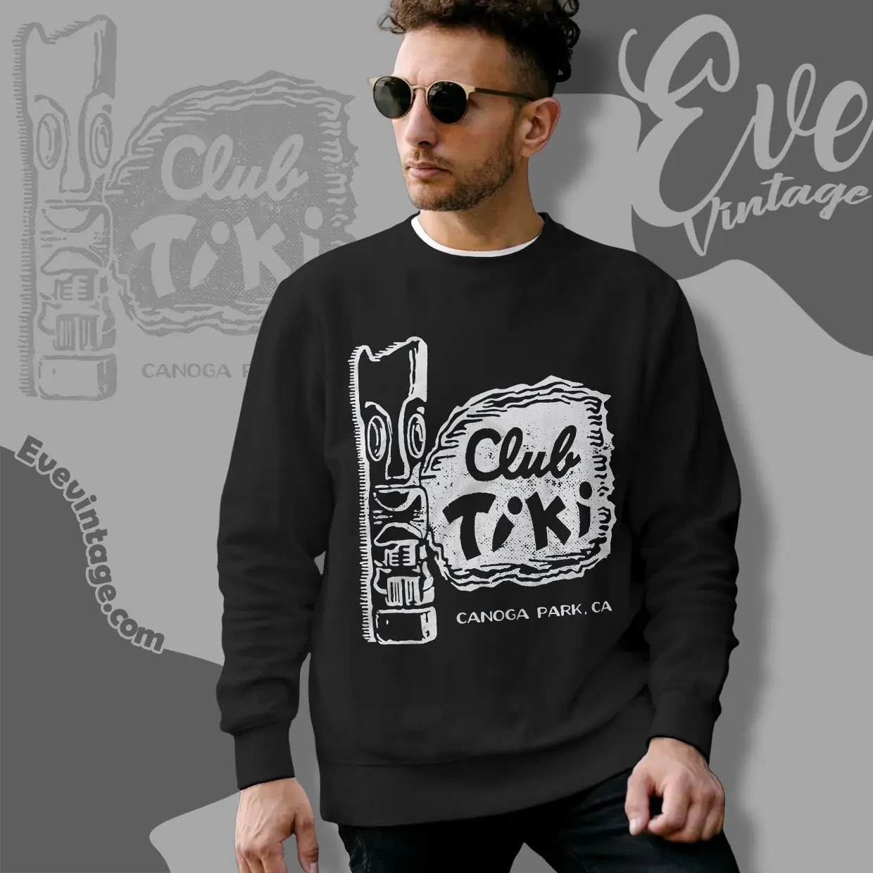 Club Tiki Canoga Park Sweatshirt Club Tiki Canoga Park Sweatshirt