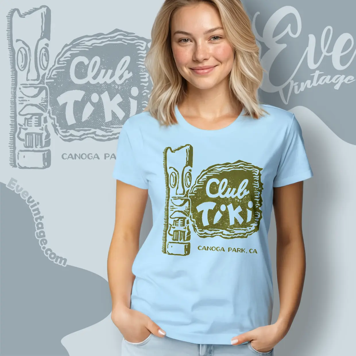 Club Tiki Canoga Park Women T shirt Club Tiki Canoga Park Women T shirt