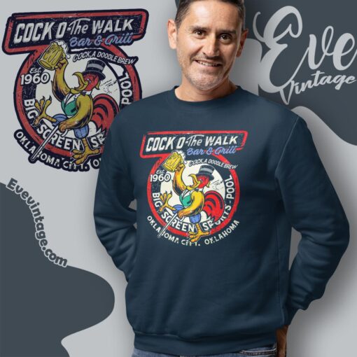 Cock ‘O the Walk Bar Shirt Oklahoma Dive Bar