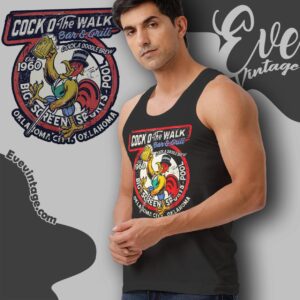 Cock 'o The Walk Bar Shirt Oklahoma Dive Bar Tank Top Racerback