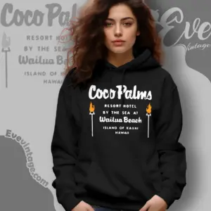 Coco Palms Hawaii Tiki Bar Hoodie