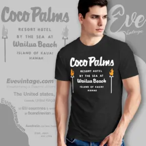 Coco Palms Hawaii Tiki Bar T shirt
