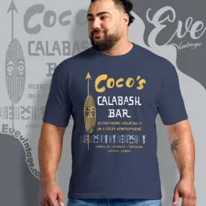 Cocos Calabash Bar Shirt Waikiki Hawaii Tiki Bar T shirt