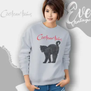Cocteau Twins Black Cat Vintage Sweatshirt