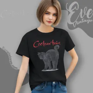 Cocteau Twins Black Cat Vintage Women T shirt