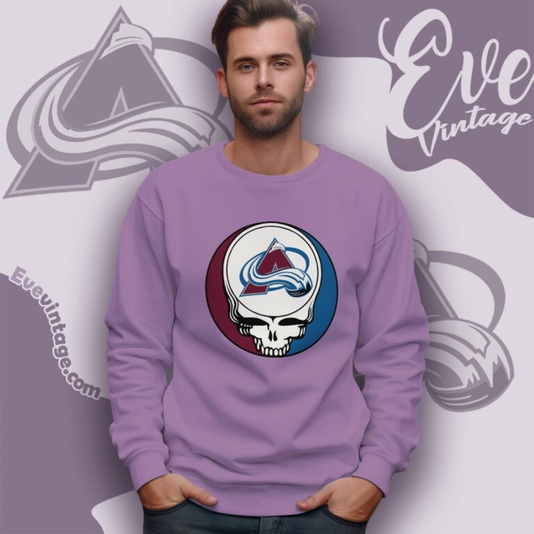 Colorado Avalanche Steal Your Face Grateful Dead Shirt Sweatshirt Colorado Avalanche Steal Your Face Grateful Dead Shirt Sweatshirt